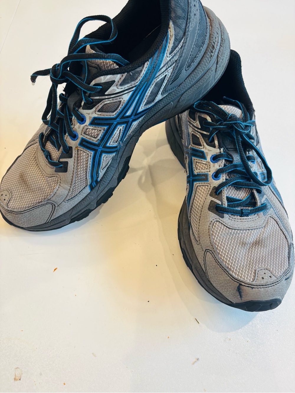 Asics Gel Venture 6 Men’s Gray and Blue Athletic Running Shoes size 11 - Picture 8 of 10